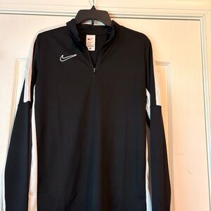 Nike Black & White Half-Zip Training Top